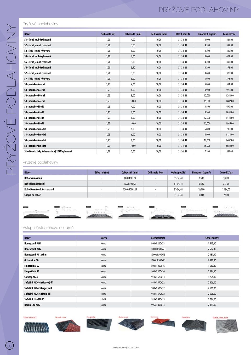 392,00 S2 - šedá jemně rýhovaná 1,20 3,00 10,00 31-34, 41 4,200 480,00 S4 - černá hrubě rýhovaná 1,20 6,00 10,00 31-34, 41 8,000 607,00 S5 - černá jemně rýhovaná 1,20 3,00 10,00 31-34, 41 4,200