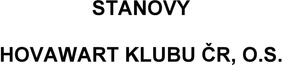 KLUBU ČR,