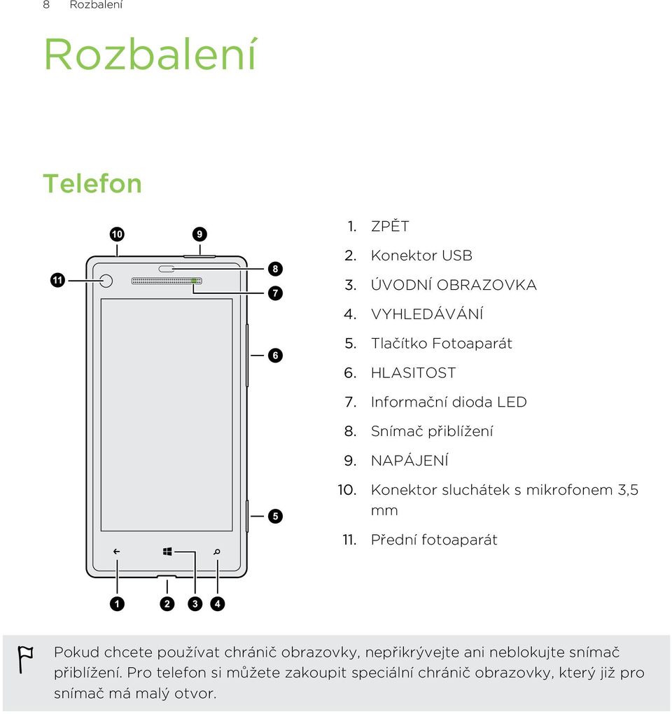 Konektor sluchátek s mikrofonem 3,5 mm 11.