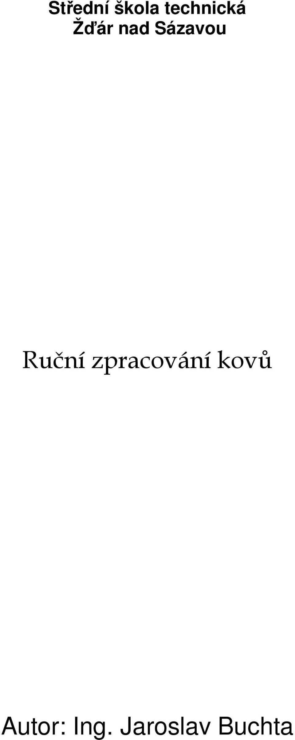 Sázavou Ruční