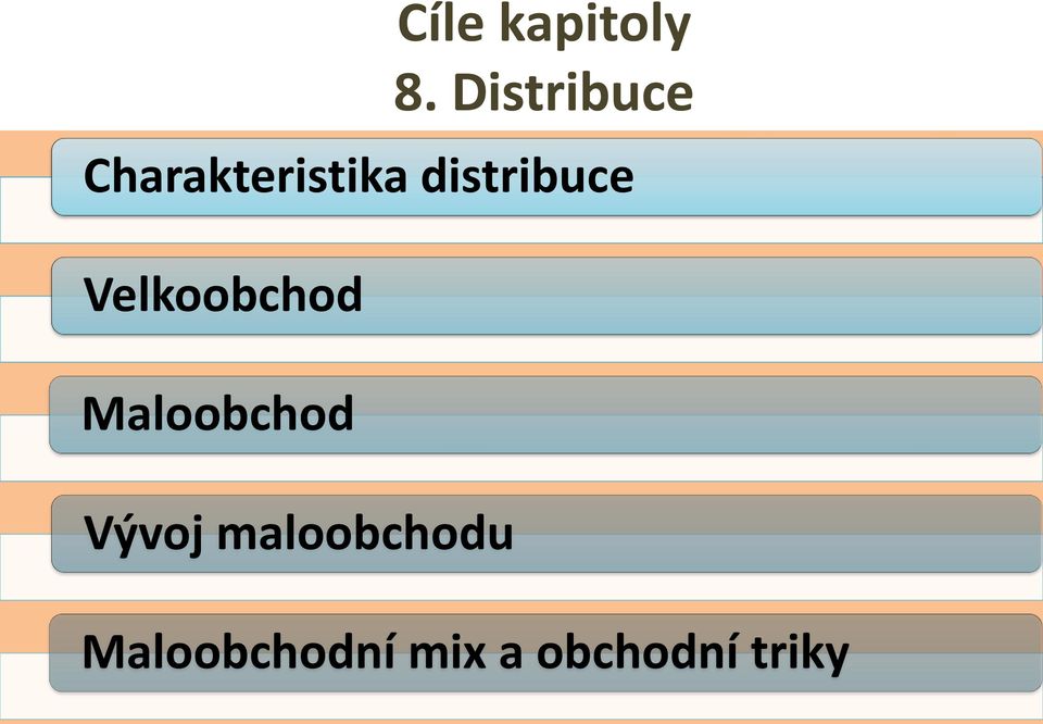 distribuce Velkoobchod