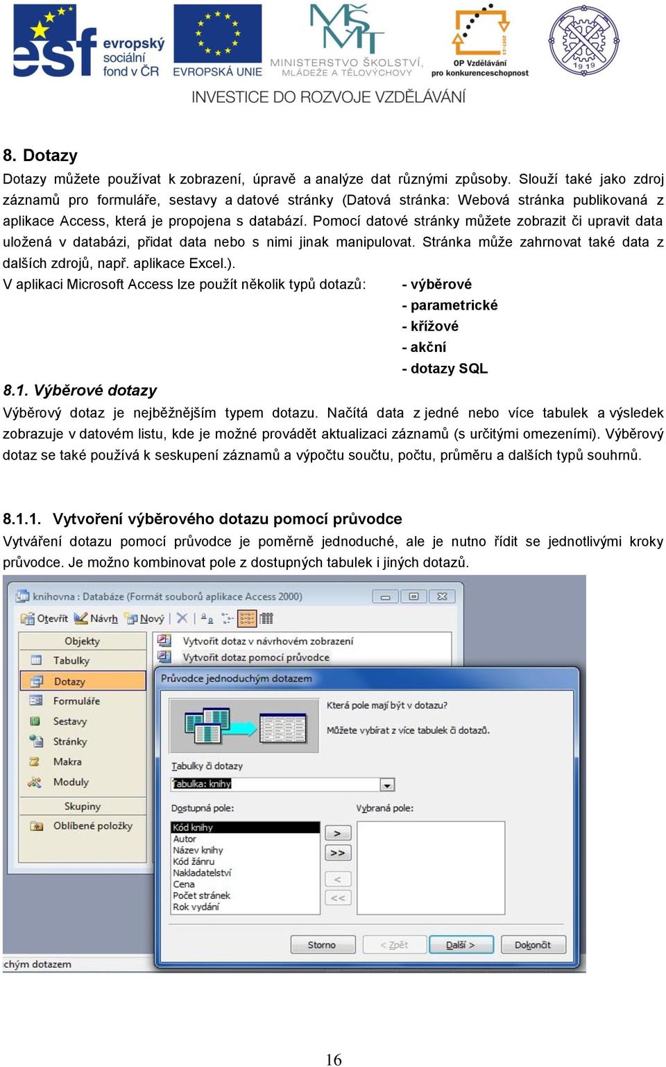 Pomocí datové stránky můžete zobrazit či upravit data uložená v databázi, přidat data nebo s nimi jinak manipulovat. Stránka může zahrnovat také data z dalších zdrojů, např. aplikace Excel.).