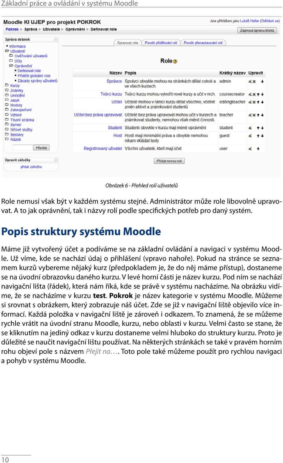 Už víme, kde se nachází údaj o přihlášení (vpravo nahoře).