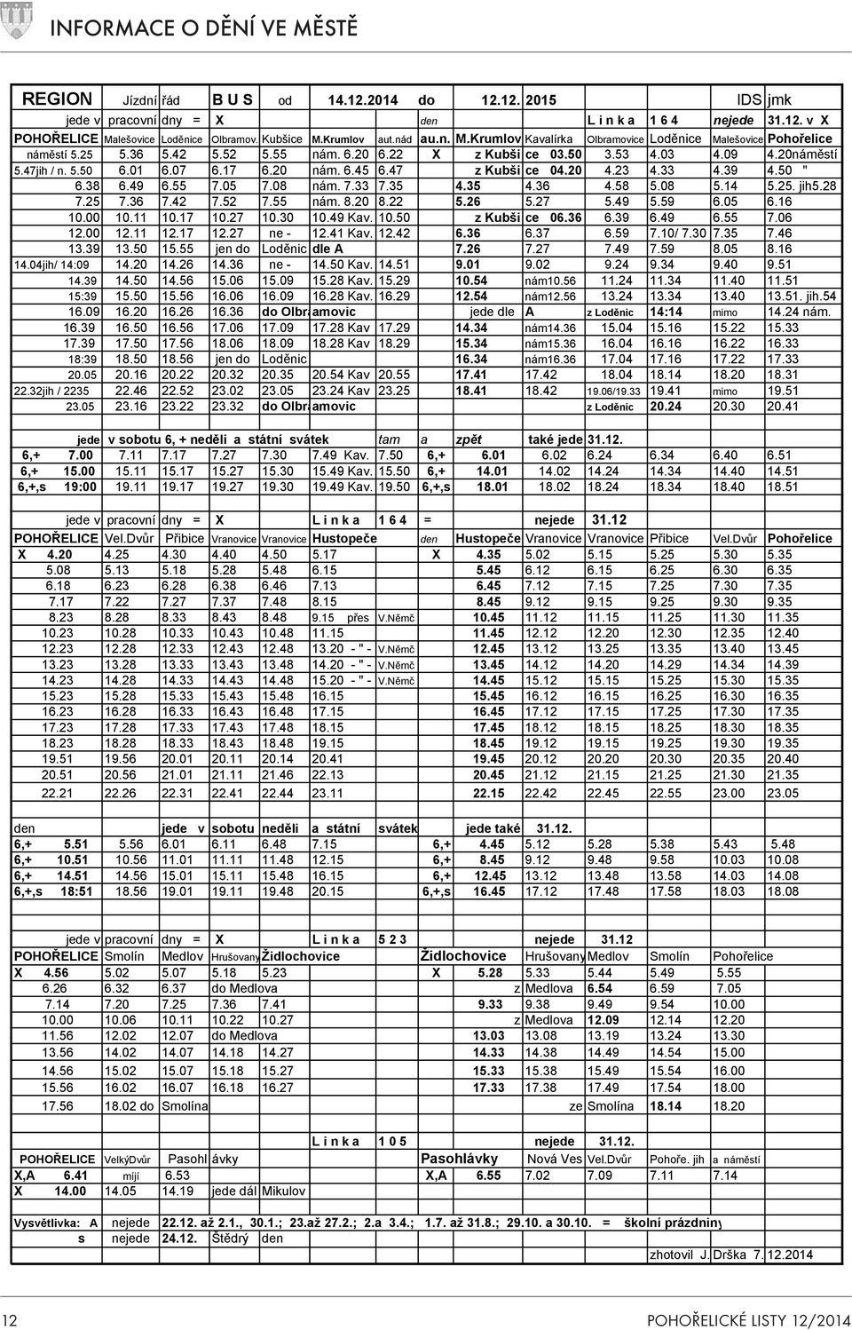 01 6.07 6.17 6.20 nám. 6.45 6.47 z Kubši ce 04.20 4.23 4.33 4.39 4.50 " 6.38 6.49 6.55 7.05 7.08 nám. 7.33 7.35 4.35 4.36 4.58 5.08 5.14 5.25. jih5.28 7.25 7.36 7.42 7.52 7.55 nám. 8.20 8.22 5.26 5.