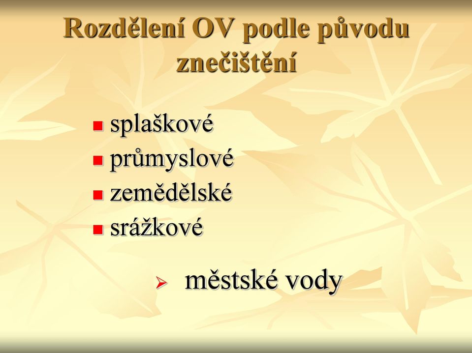 splaškové průmyslové