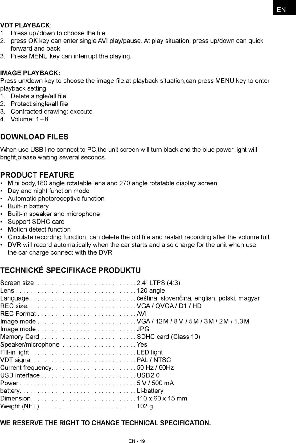 Protect:single/all file 3. Contracted drawing: execute 4.