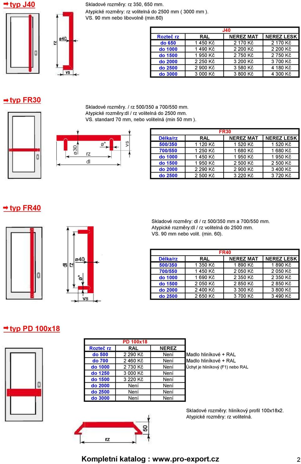 3 580 Kč 4 180 Kč do 3000 3 000 Kč 3 800 Kč 4 300 Kč typ FR30 Skladové rozměry. / rz 500/350 a 700/550 mm. Atypické rozměry:dl / rz volitelná do 2500 mm. VS.