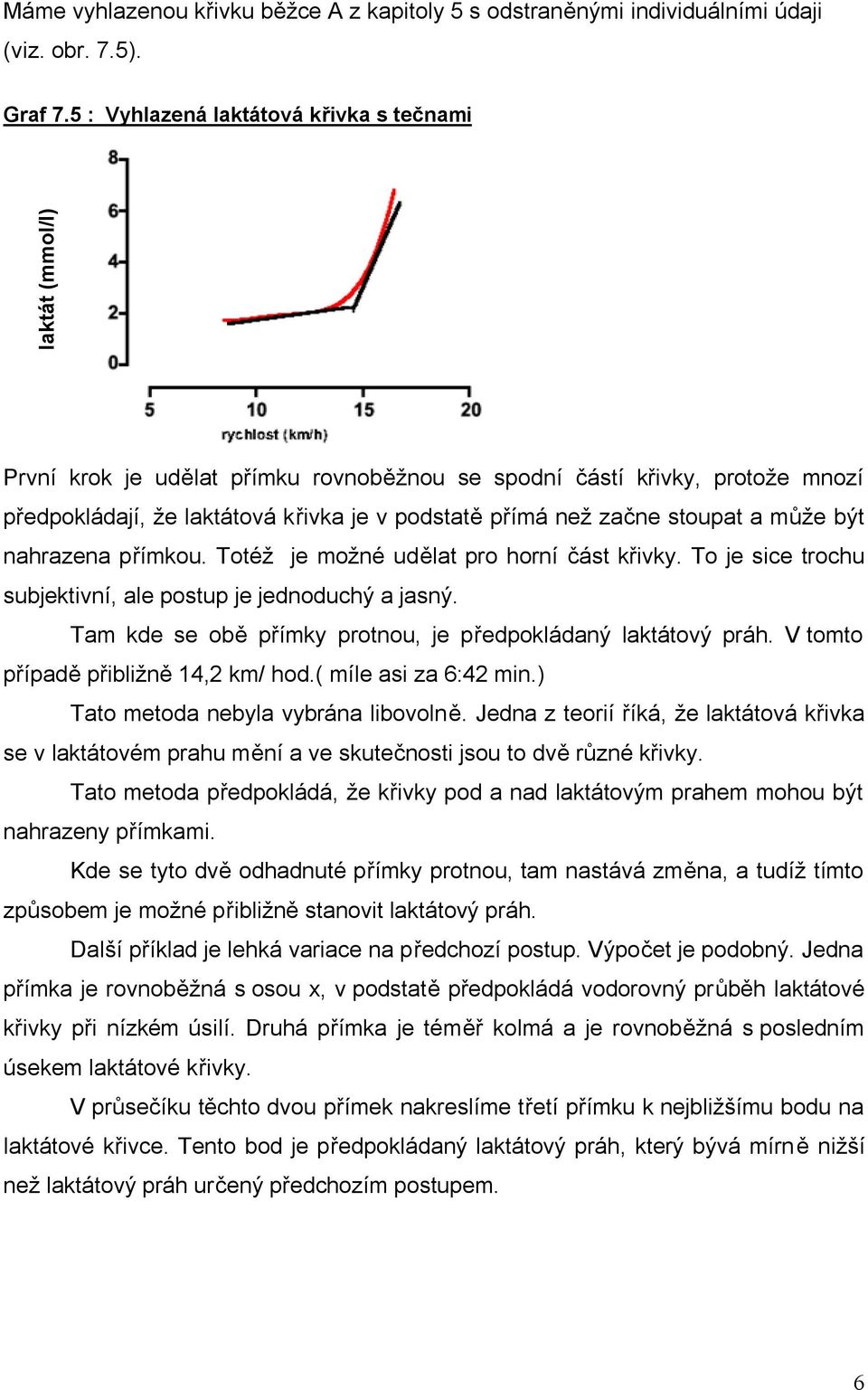 stoupat a může být nahrazena přímkou. Totéž je možné udělat pro horní část křivky. To je sice trochu subjektivní, ale postup je jednoduchý a jasný.