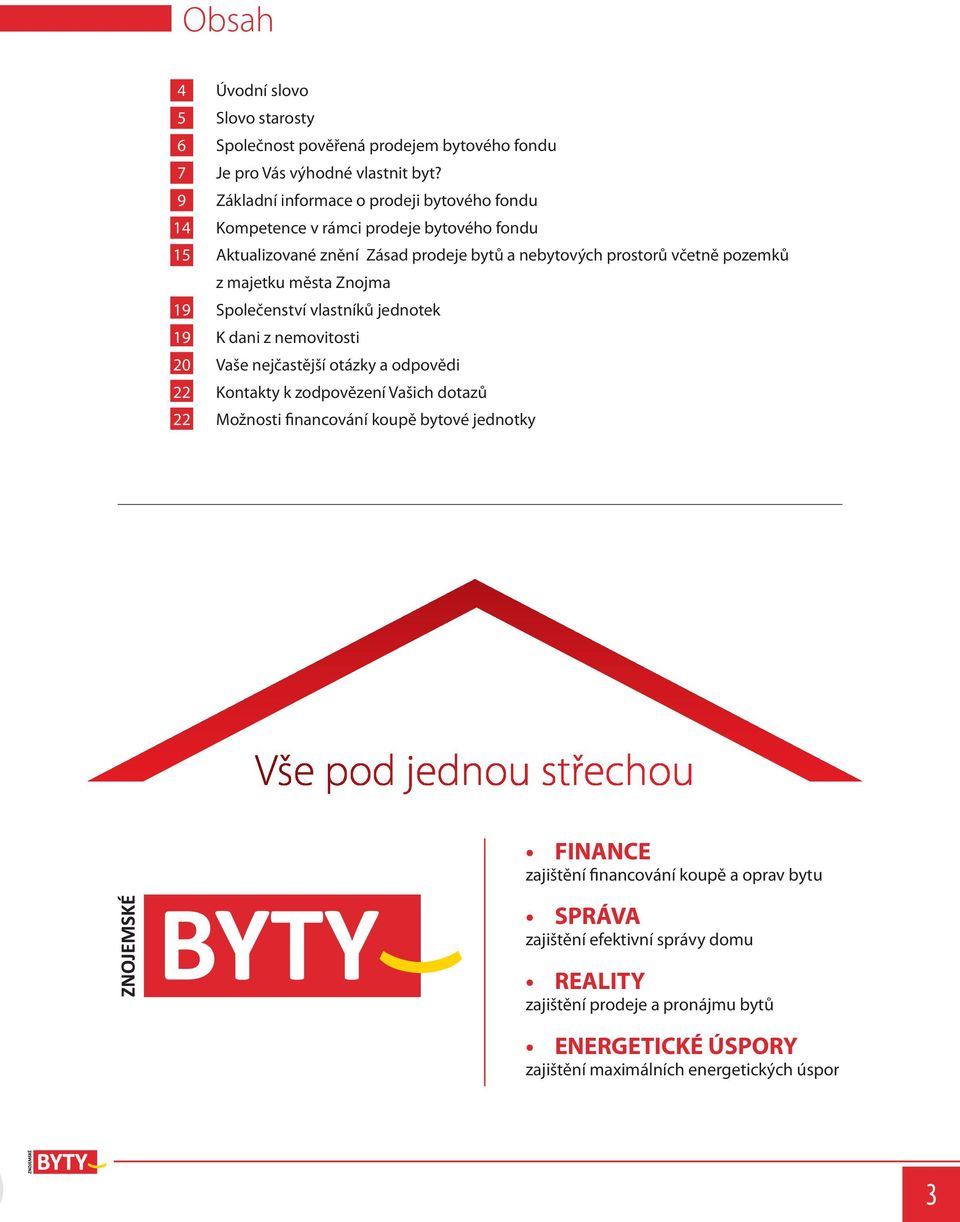 Znojma Společenství vlastníků jednotek K dani z nemovitosti Vaše nejčastější otázky a odpovědi Kontakty k zodpovězení Vašich dotazů Možnosti financování koupě bytové jednotky