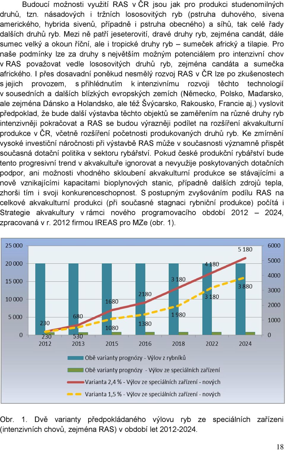 Mezi ně patří jeseterovití, dravé druhy ryb, zejména candát, dále sumec velký a okoun říční, ale i tropické druhy ryb sumeček africký a tilapie.