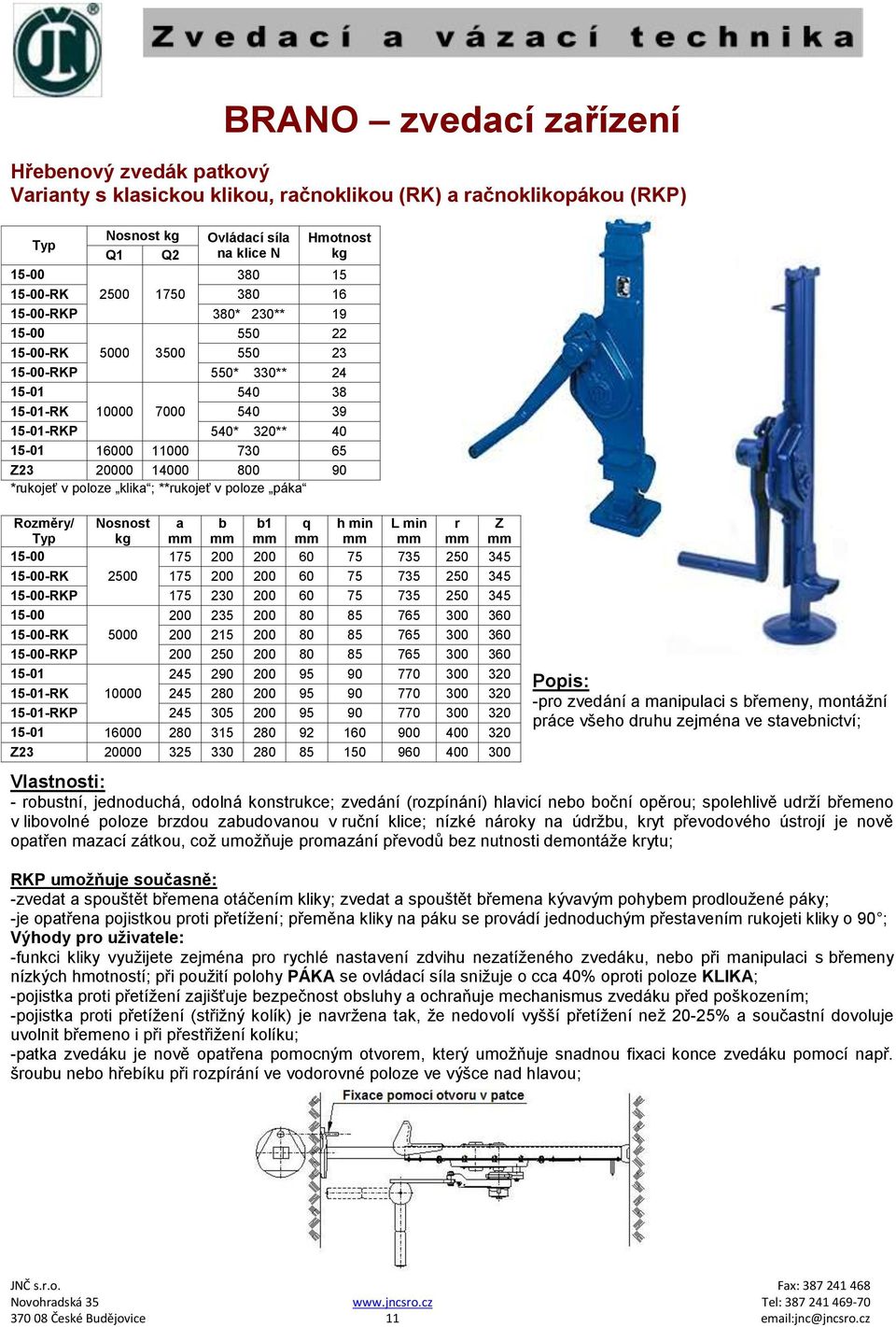 poloze klika ; **rukojeť v poloze páka a b b1 q h min L min r Z 15-00 175 200 200 60 75 735 250 345 15-00-RK 2500 175 200 200 60 75 735 250 345 15-00-RKP 175 230 200 60 75 735 250 345 15-00 200 235