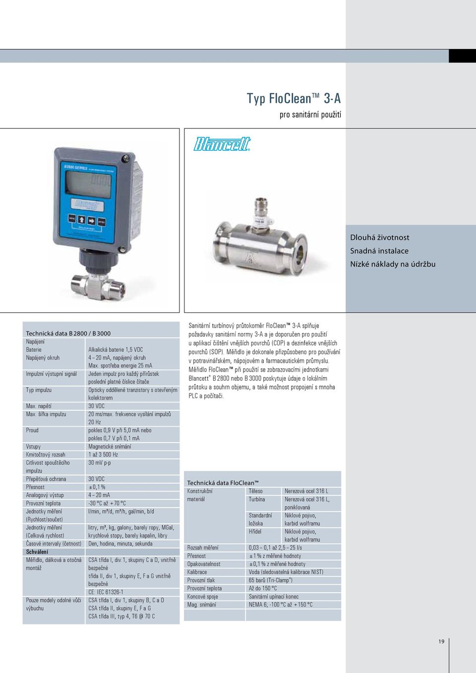 napětí 30 VDC Max. šířka impulzu 20 ms/max.