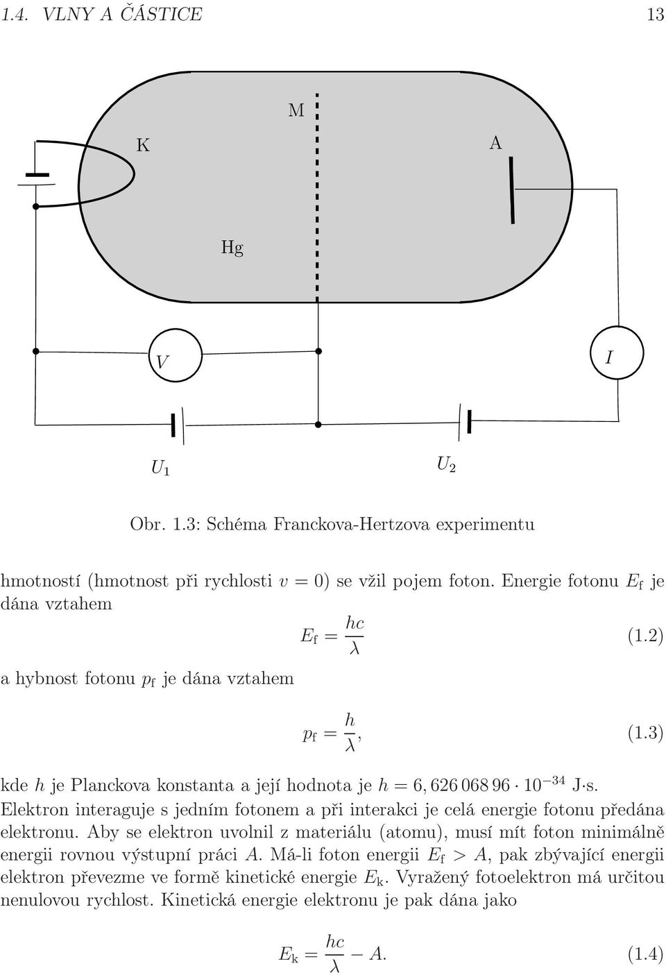 Elektron interaguje s jedním fotonem a při interakci je celá energie fotonu předána elektronu.