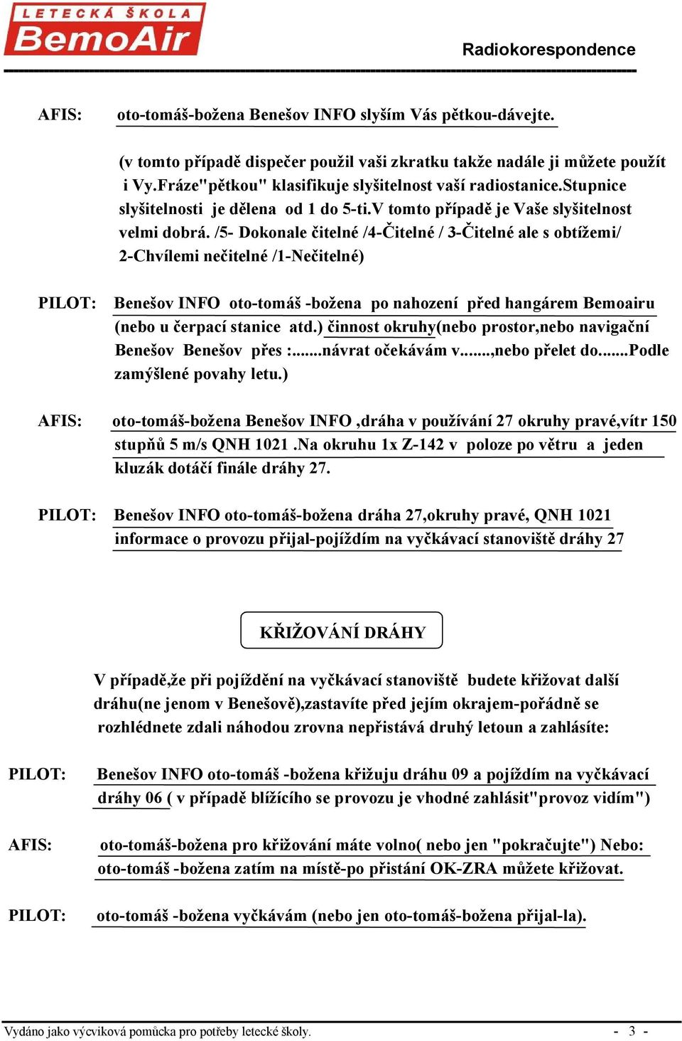 /5- Dokonale čitelné /4-Čitelné / 3-Čitelné ale s obtížemi/ 2-Chvílemi nečitelné /1-Nečitelné) Benešov INFO oto-tomáš -božena po nahození před hangárem Bemoairu (nebo u čerpací stanice atd.