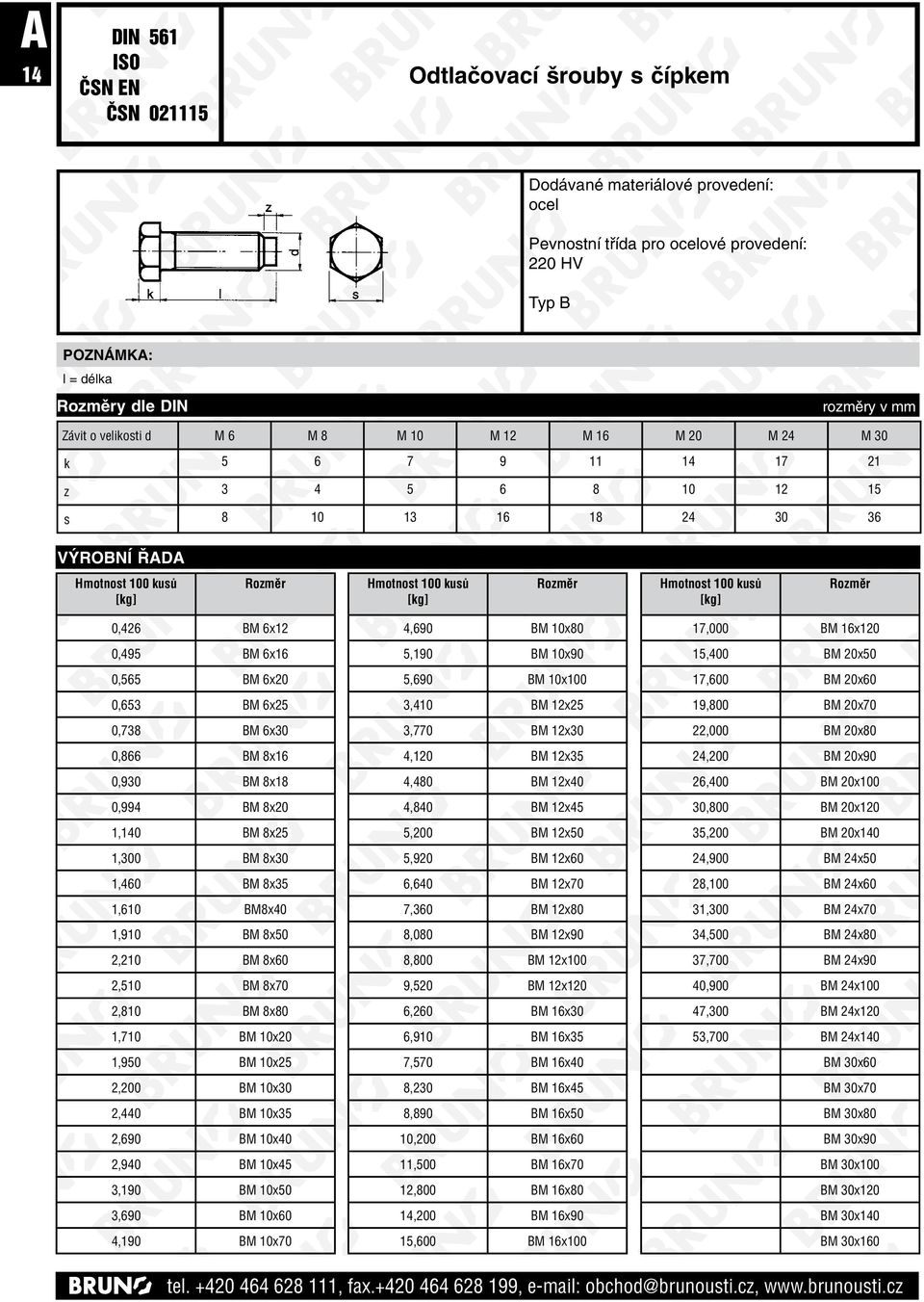 BM 8x35 1,610 BM8x40 1,910 BM 8x50 2,210 BM 8x60 2,510 BM 8x70 2,810 BM 8x80 1,710 BM 10x20 1,950 BM 10x25 2,200 BM 10x30 2,440 BM 10x35 2,690 BM 10x40 2,940 BM 10x45 3,190 BM 10x50 3,690 BM 10x60