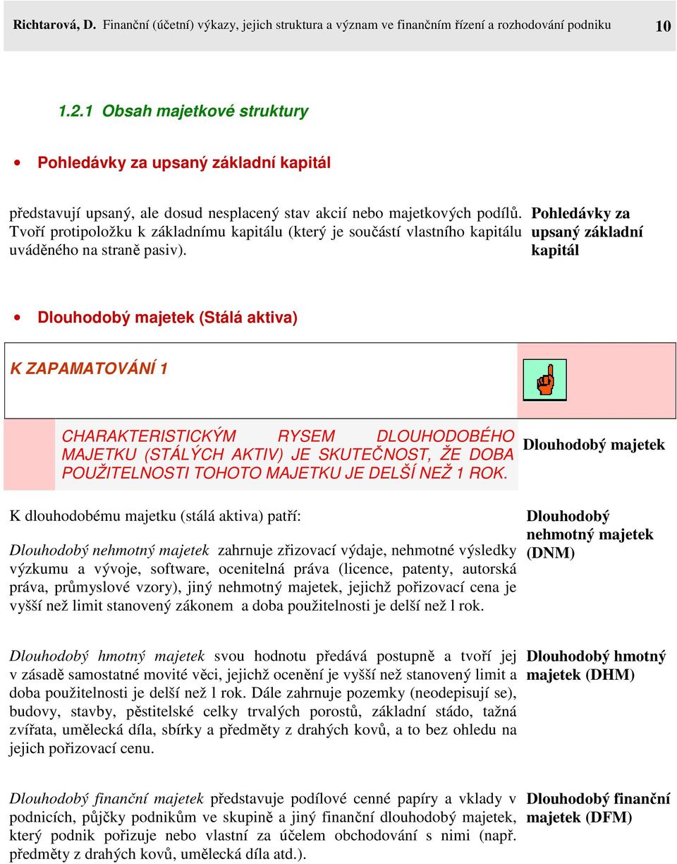 Tvoří protipoložku k základnímu kapitálu (který je součástí vlastního kapitálu uváděného na straně pasiv).