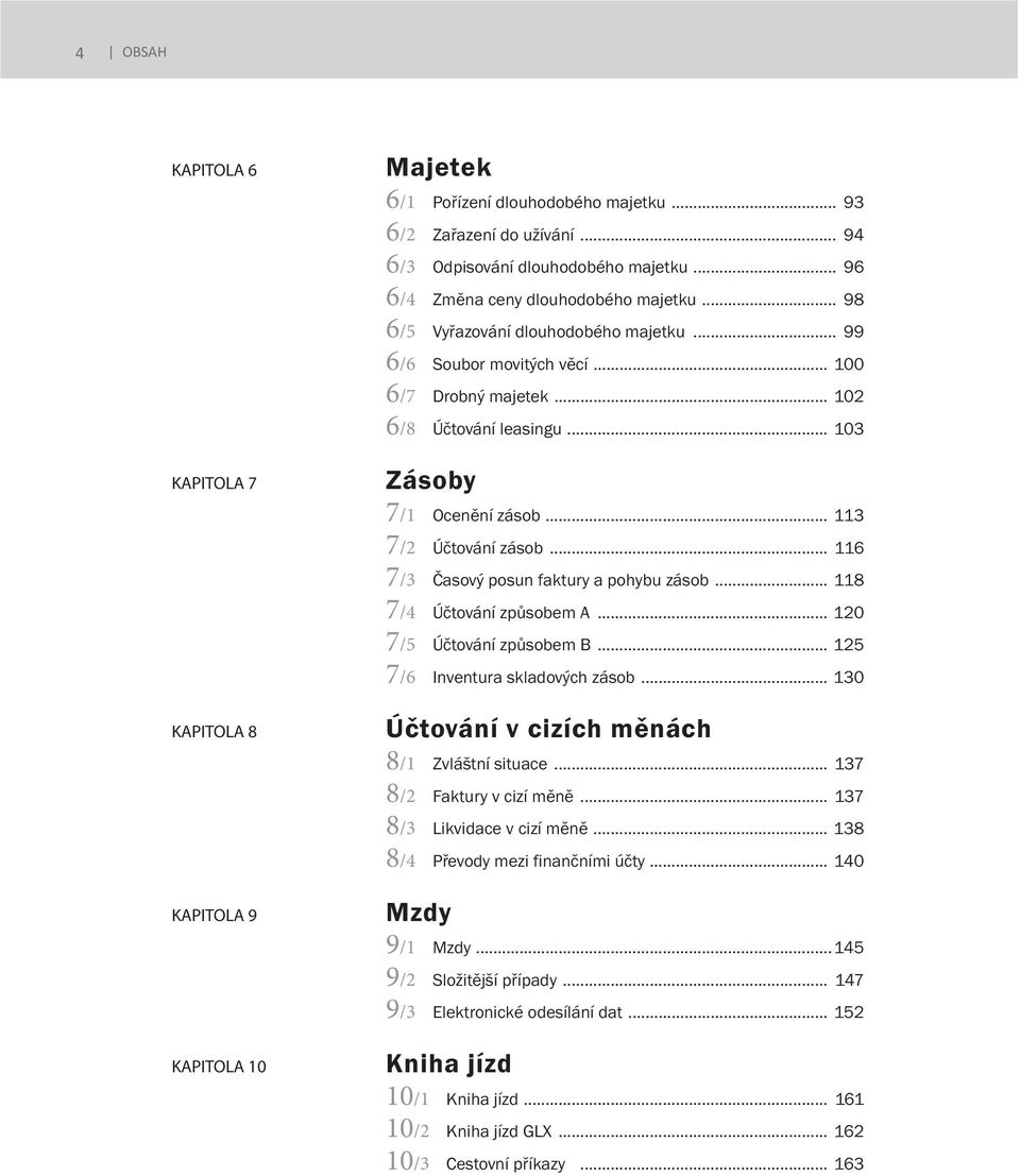 .. 116 7/3 Časový posun faktury a pohybu zásob... 118 7/4 Účtování způsobem A... 120 7/5 Účtování způsobem B... 125 7/6 Inventura skladových zásob... 130 Účtování v cizích měnách 8/1 Zvláštní situace.