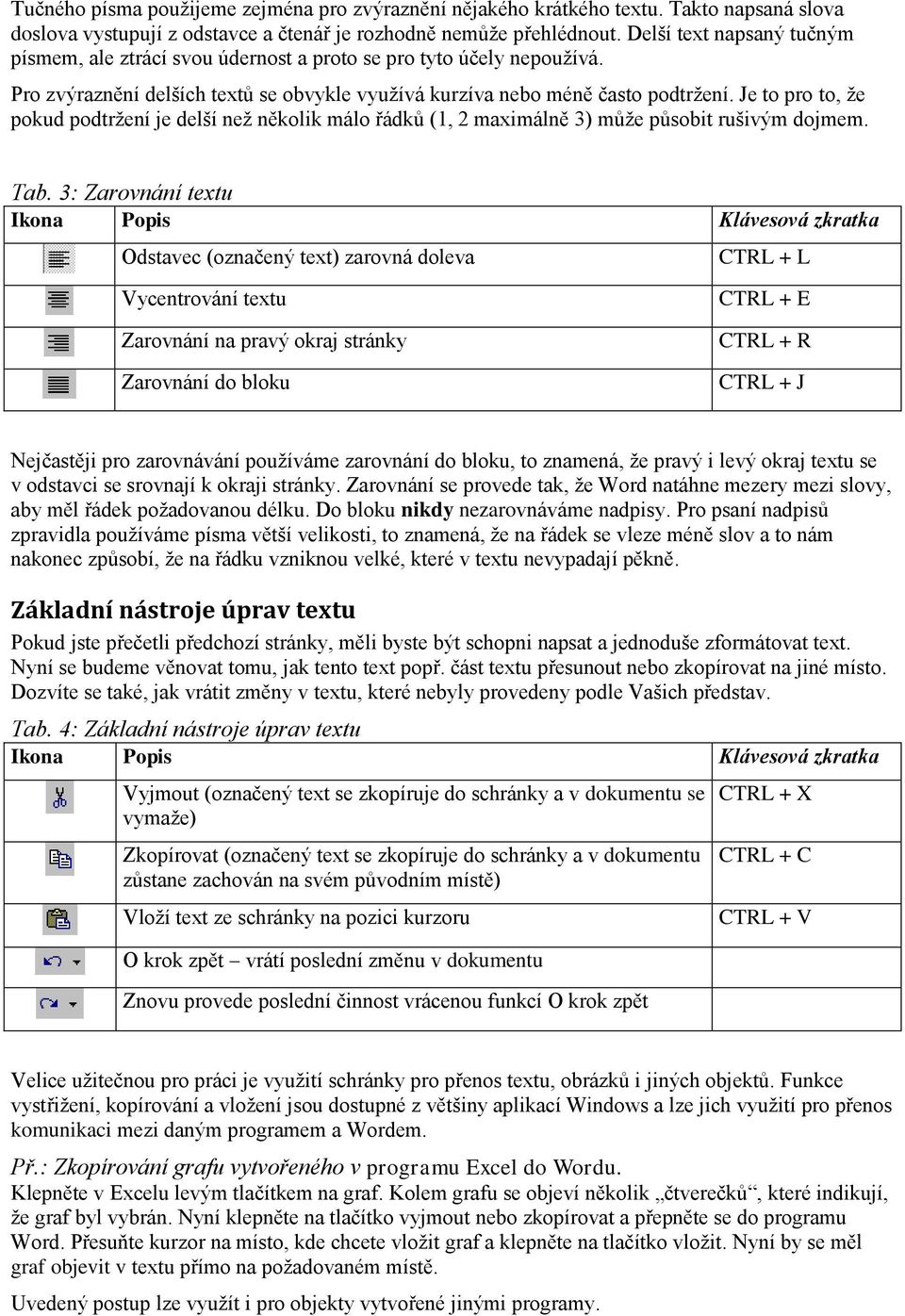 Je to pro to, že pokud podtržení je delší než několik málo řádků (1, 2 maximálně 3) může působit rušivým dojmem. Tab.