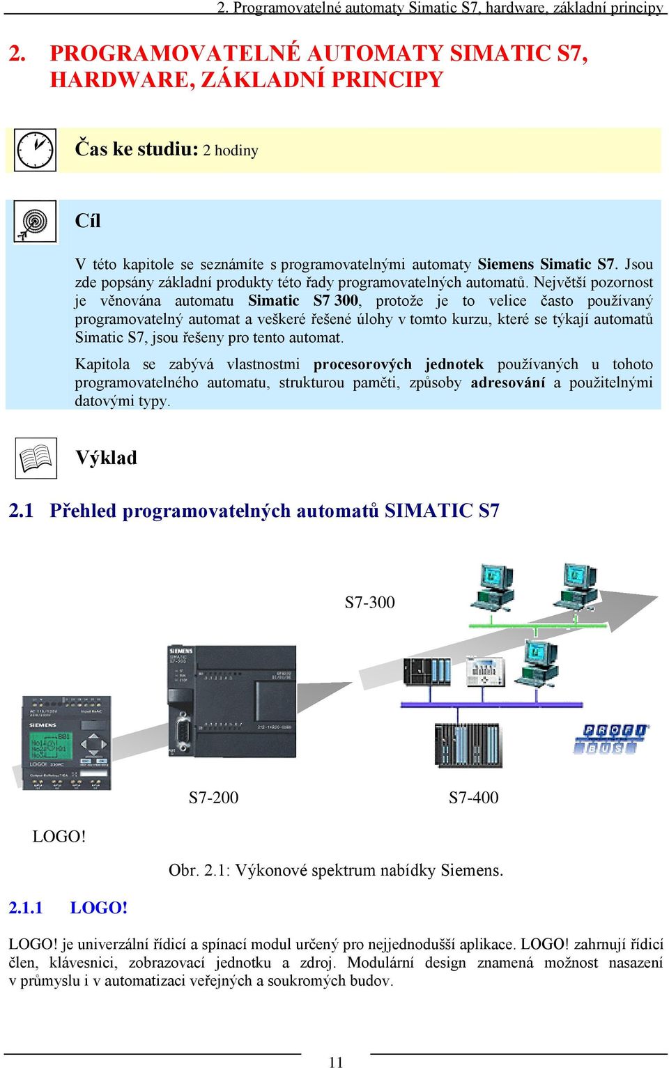 Jsou zde popsány základní produkty této řady programovatelných automatů.