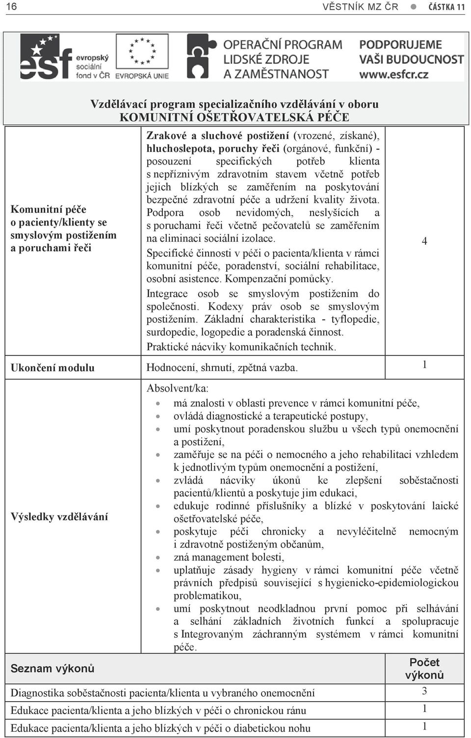 Podpora osob nevidomých, neslyšících a s poruchami řeči včetně pečovatelů se zaměřením na eliminaci sociální izolace.