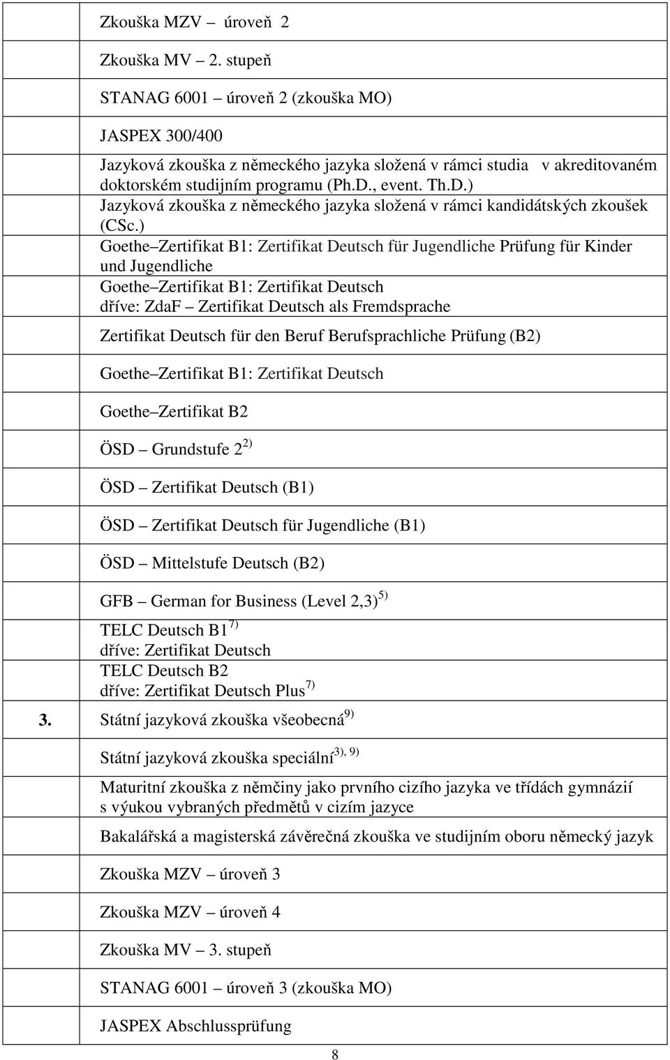 ) Goethe Zertifikat B1: Zertifikat Deutsch für Jugendliche Prüfung für Kinder und Jugendliche Goethe Zertifikat B1: Zertifikat Deutsch dříve: ZdaF Zertifikat Deutsch als Fremdsprache Zertifikat