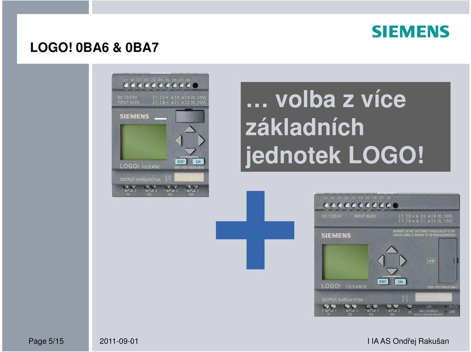 základních jednotek