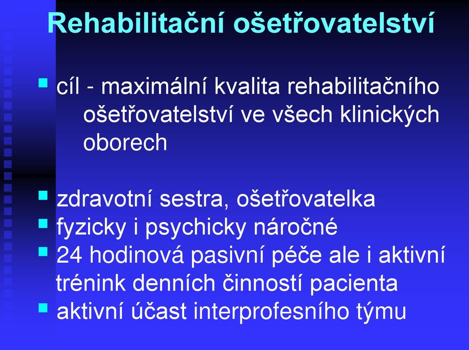 ošetřovatelka fyzicky i psychicky náročné 24 hodinová pasivní péče ale