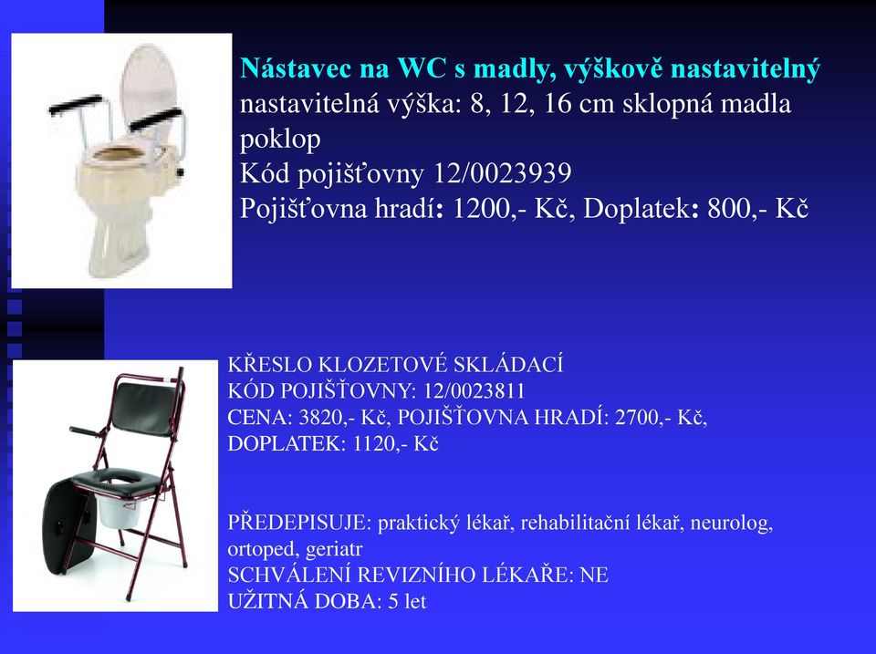 POJIŠŤOVNY: 12/0023811 CENA: 3820,- Kč, POJIŠŤOVNA HRADÍ: 2700,- Kč, DOPLATEK: 1120,- Kč PŘEDEPISUJE: