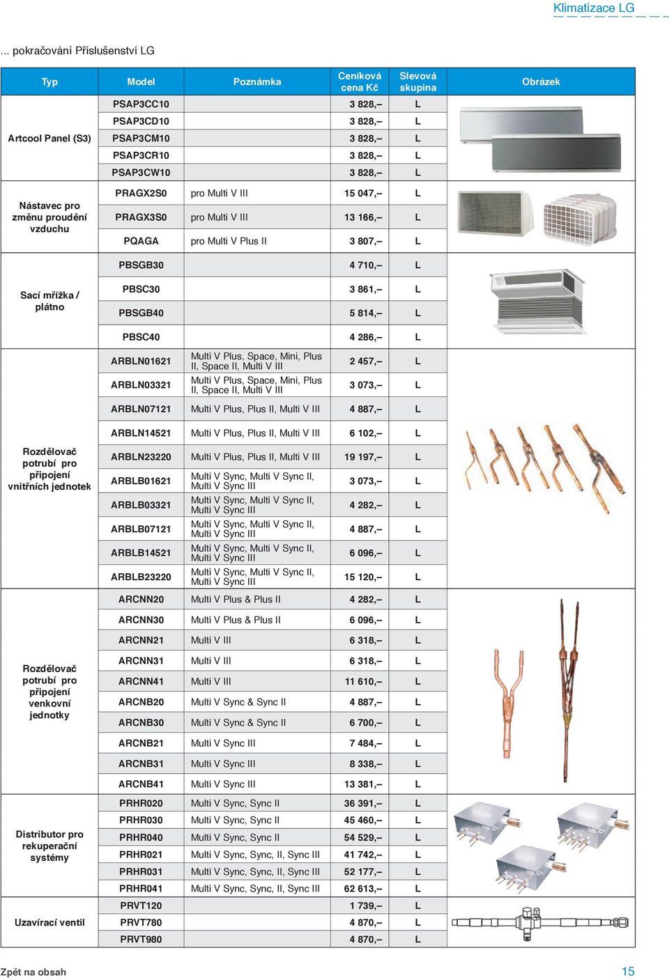 ARBLN01621 ARBLN03321 Multi V Plus, Space, Mini, Plus II, Space II, Multi V III Multi V Plus, Space, Mini, Plus II, Space II, Multi V III 2 457, L 3 073, L ARBLN07121 Multi V Plus, Plus II, Multi V