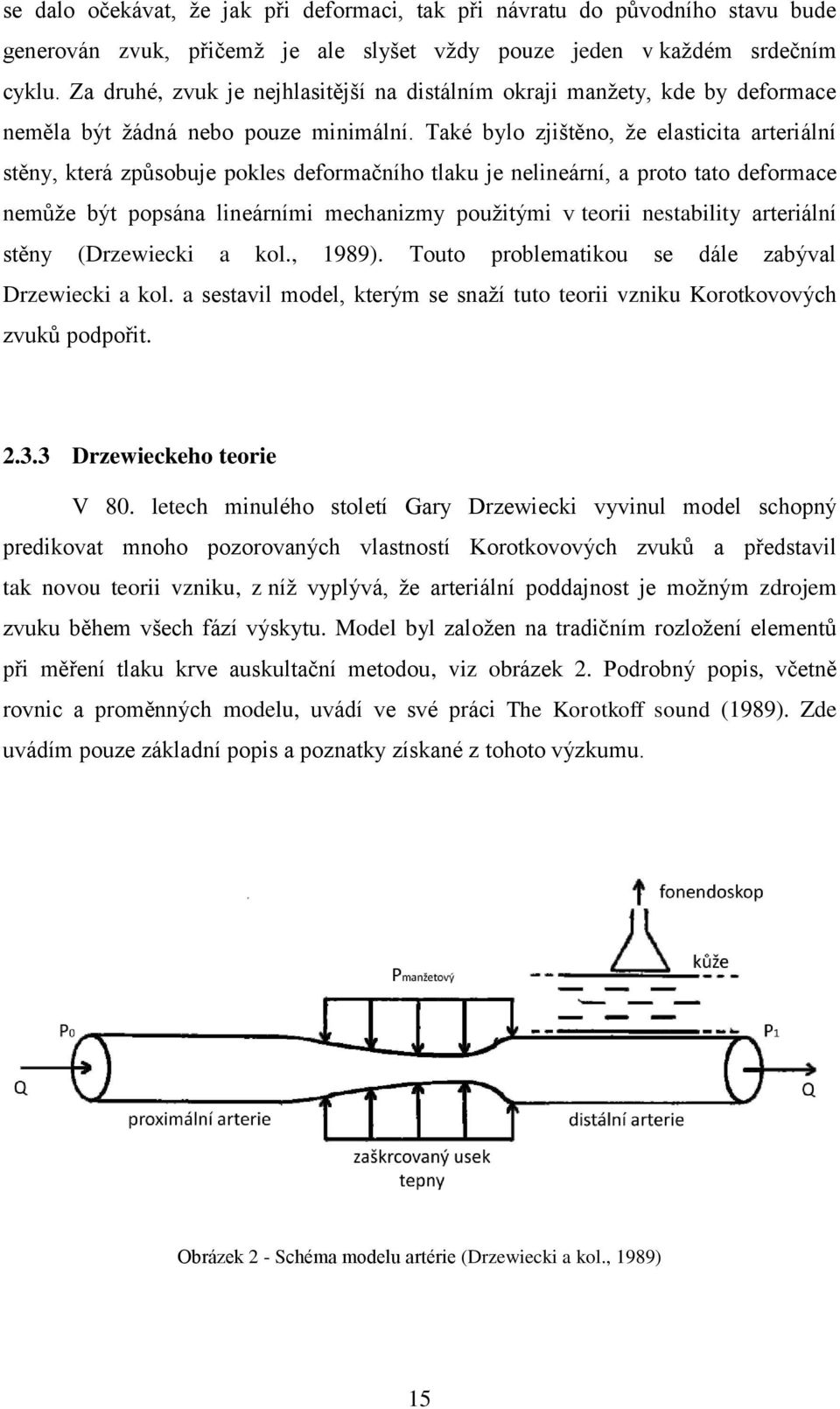 Také bylo zjištěno, že elasticita arteriální stěny, která způsobuje pokles deformačního tlaku je nelineární, a proto tato deformace nemůže být popsána lineárními mechanizmy použitými v teorii