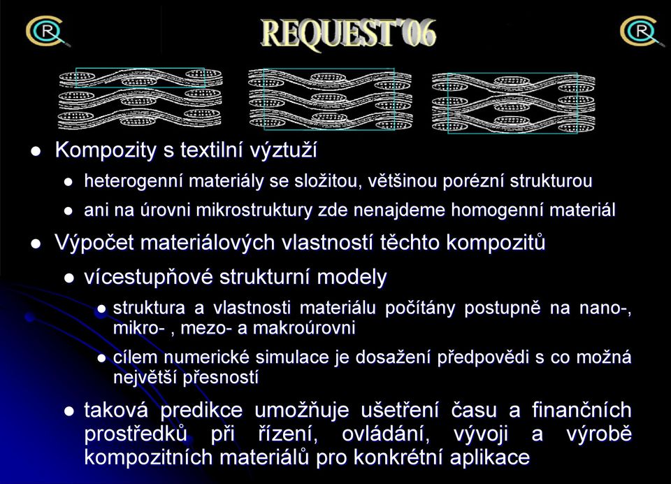 postupně na nano-, mikro-, mezo- a makroúrovni rovni cílem numerické simulace je dosažen ení předpovědi di s co možná největší přesností taková