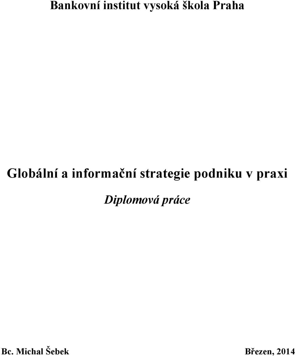 strategie podniku v praxi