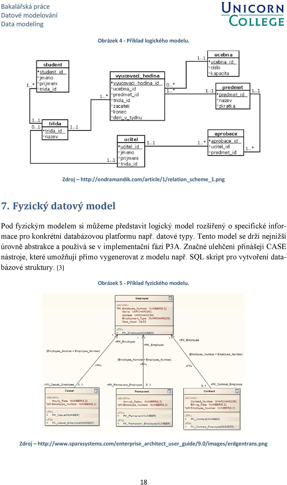 datové typy. Tento model se drží nejnižší úrovně abstrakce a používá se v implementační fázi P3A.