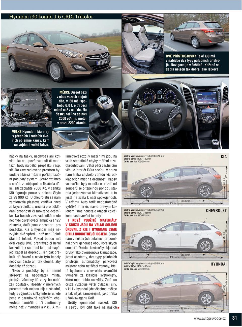 VELKÉ Hyundai i kia mají v předních i zadních dveřích objemné kapsy, kam se vejdou i velké lahve. háčky na tašky, nechybějí ani kotvicí oka na upevňovací síť či montážní body na dělicí přepážku, resp.