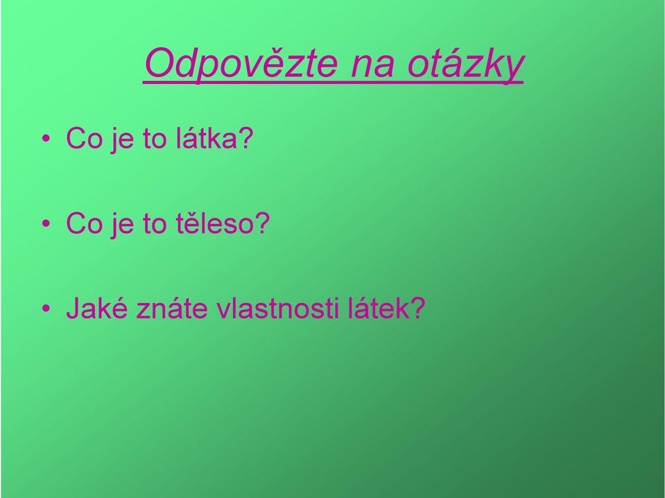 Co je to těleso?