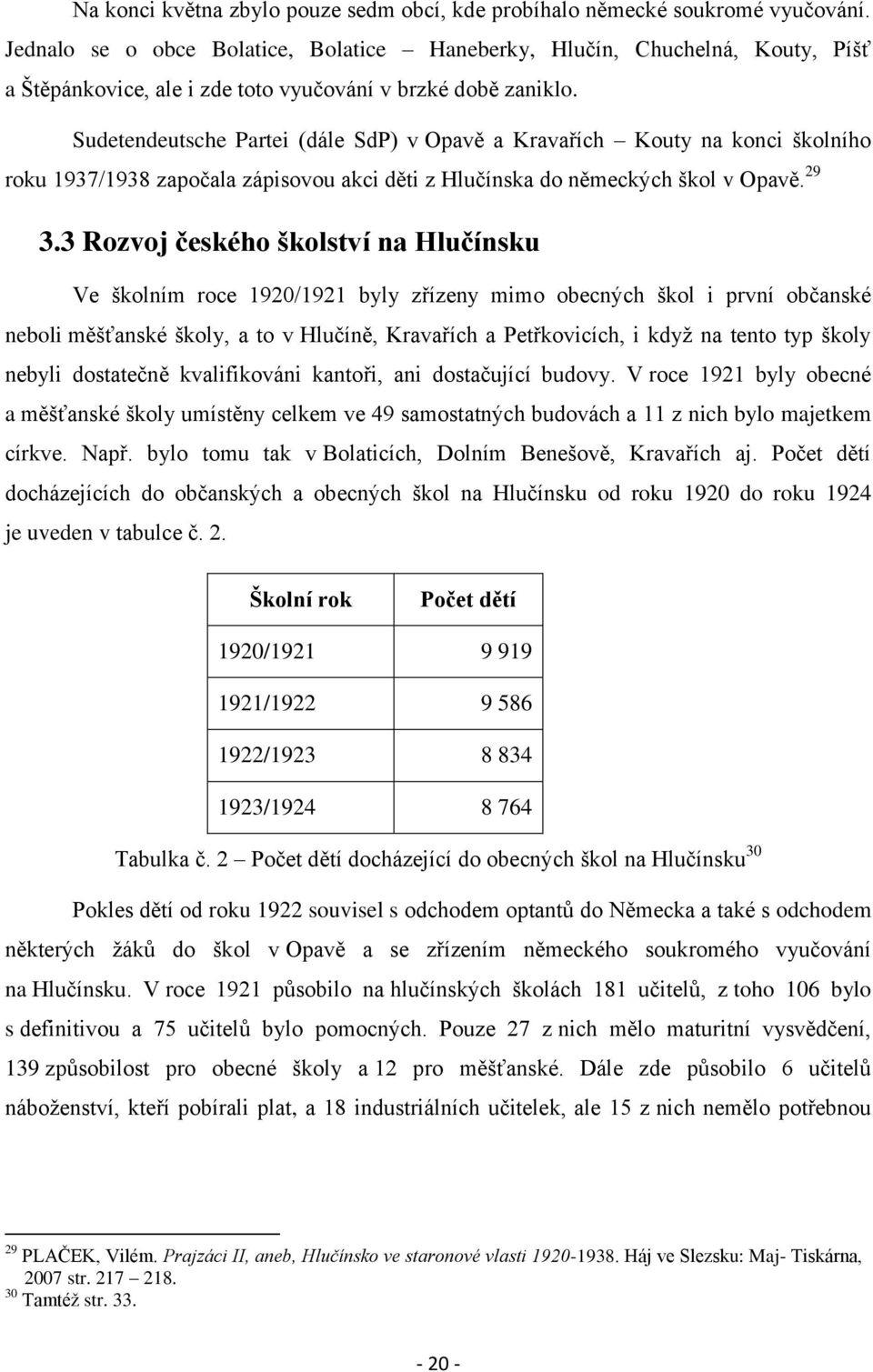 Sudetendeutsche Partei (dále SdP) v Opavě a Kravařích Kouty na konci školního roku 1937/1938 započala zápisovou akci děti z Hlučínska do německých škol v Opavě. 29 3.