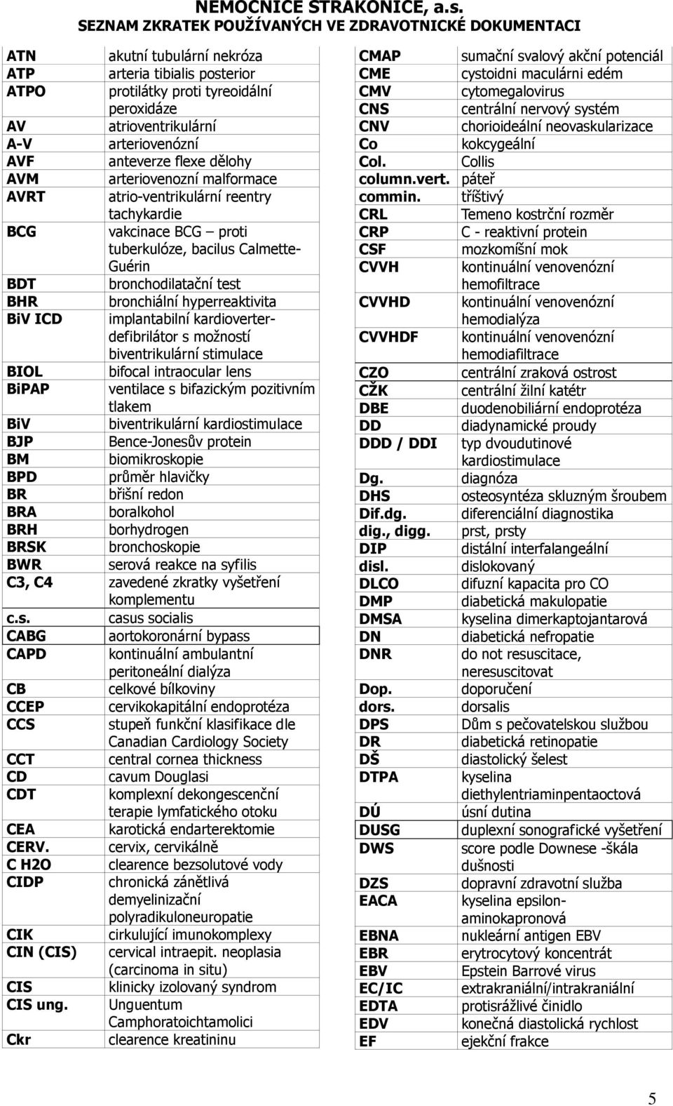 kardioverterdefibrilátor s možností biventrikulární stimulace BIOL bifocal intraocular lens BiPAP ventilace s bifazickým pozitivním tlakem BiV biventrikulární kardiostimulace BJP Bence-Jonesův