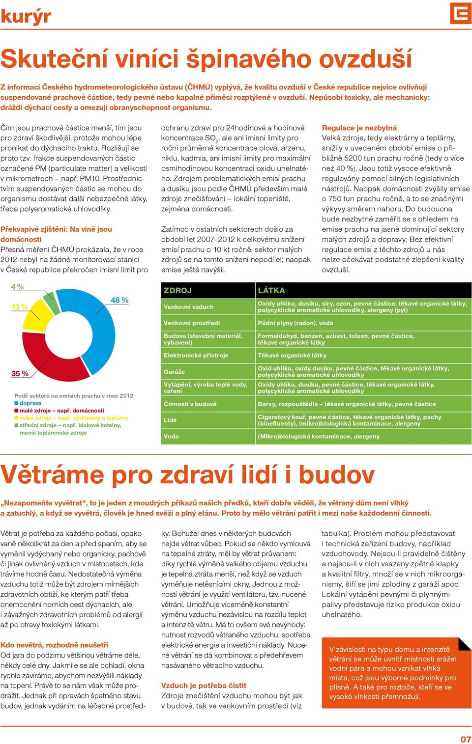 Čím jsou prachové částice menší, tím jsou pro zdraví škodlivější, protože mohou lépe pronikat do dýchacího traktu. Rozlišují se proto tzv.