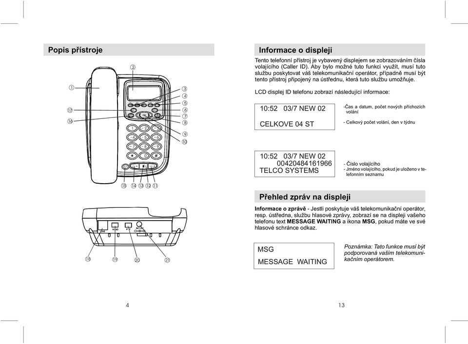 1 3 4 17 16 1 M1 M2 M3 FLASH AUTO DEL MUTE 4 7 2 5 8 0 RD.