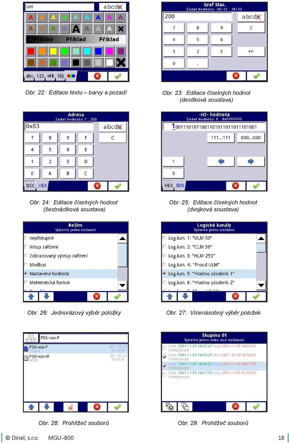 24: Editace číselných hodnot (šestnáctková soustava) Obr.