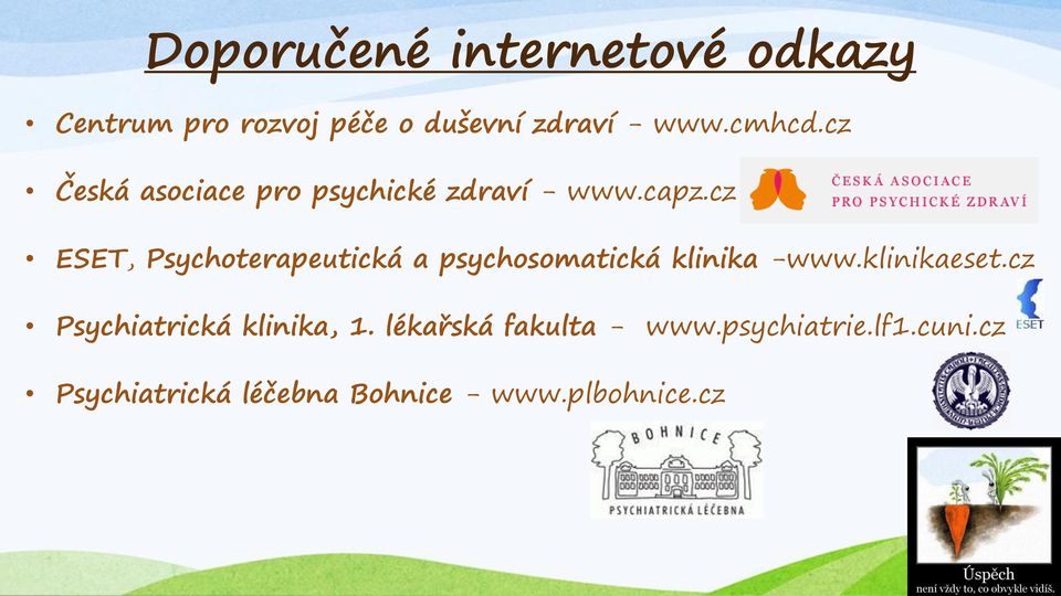 cz ESET, Psychoterapeutická a psychosomatická klinika -www.klinikaeset.