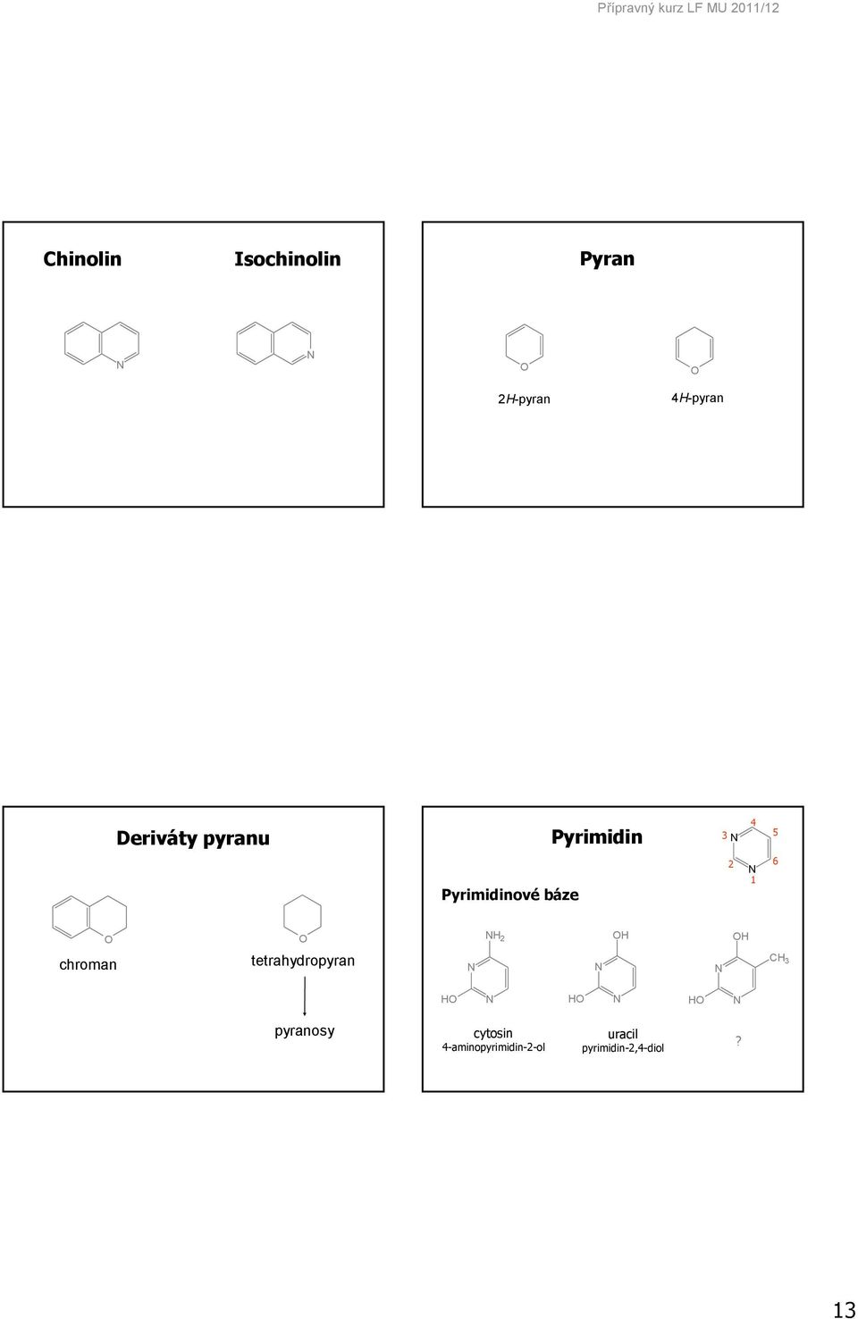 báze 2 1 6 2 chroman tetrahydropyran 3 pyranosy