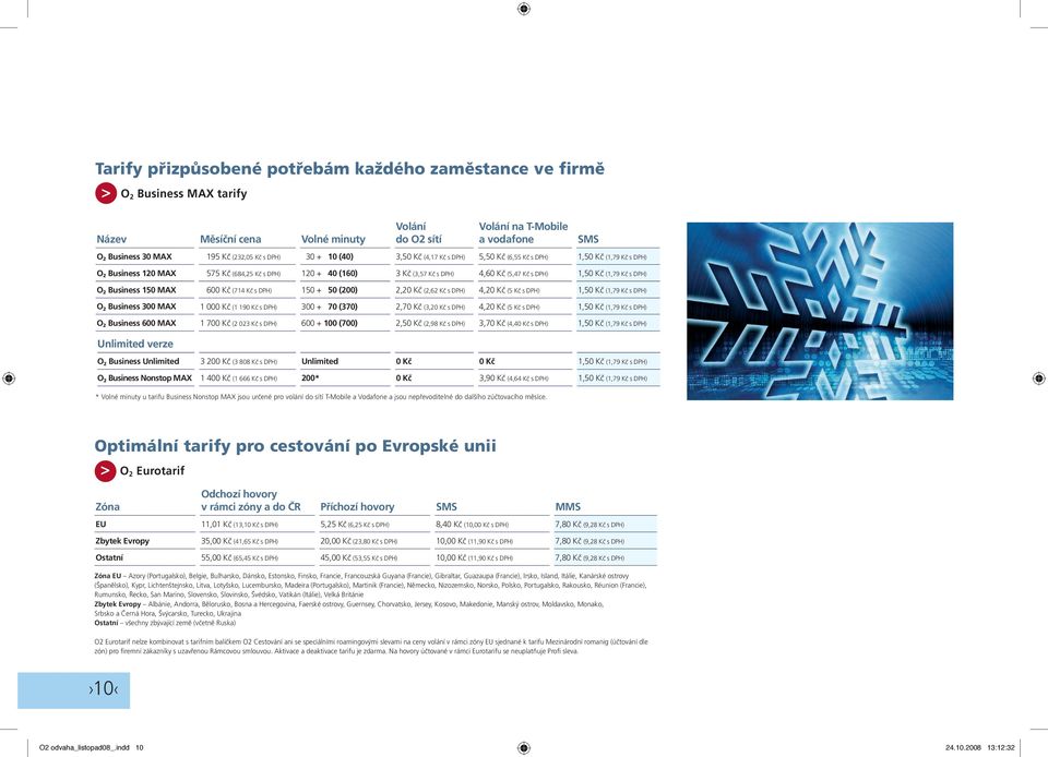 Kč s DPH) 1,50 Kč (1,79 Kč s DPH) O 2 Business 150 MAX 600 Kč (714 Kč s DPH) 150 + 50 (200) 2,20 Kč (2,62 Kč s DPH) 4,20 Kč (5 Kč s DPH) 1,50 Kč (1,79 Kč s DPH) O 2 Business 300 MAX 1 000 Kč (1 190