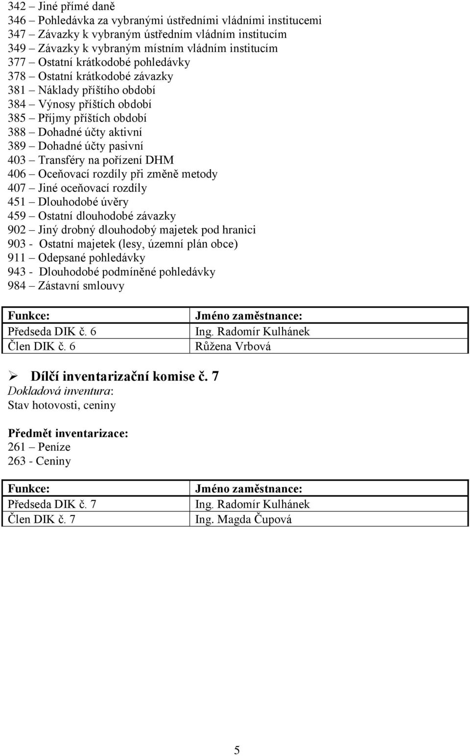 na pořízení DHM 406 Oceňovací rozdíly při změně metody 407 Jiné oceňovací rozdíly 451 Dlouhodobé úvěry 459 Ostatní dlouhodobé závazky 902 Jiný drobný dlouhodobý majetek pod hranici 903 - Ostatní