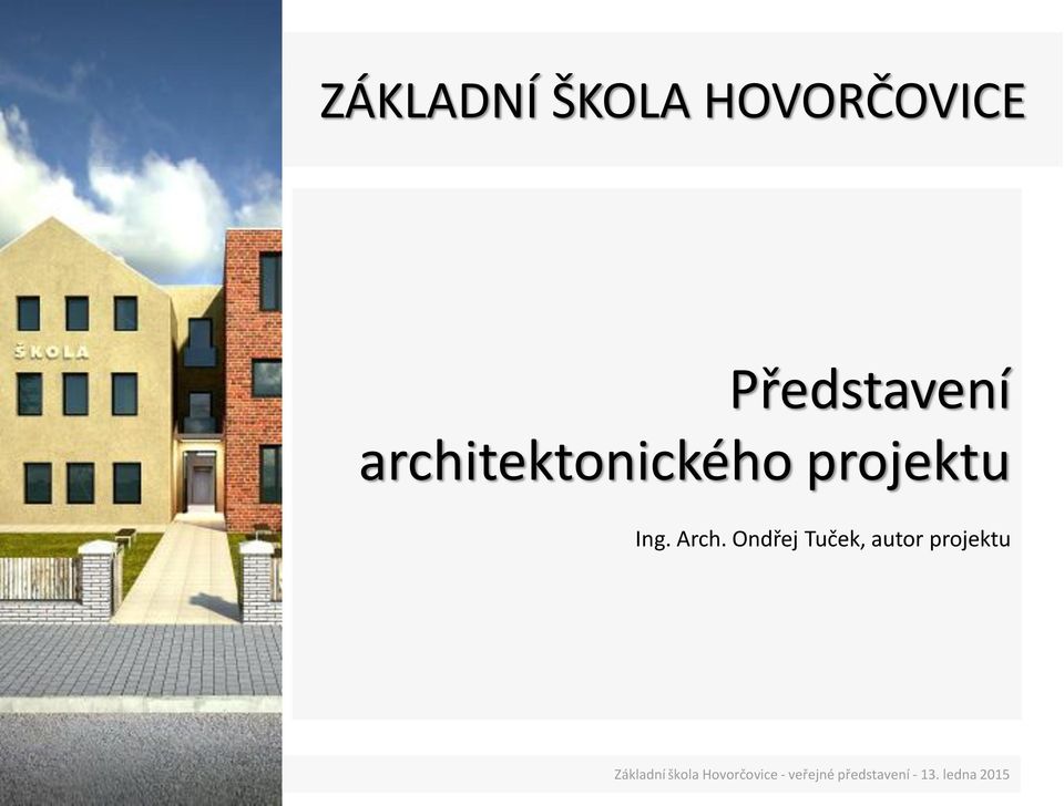 architektonického projektu