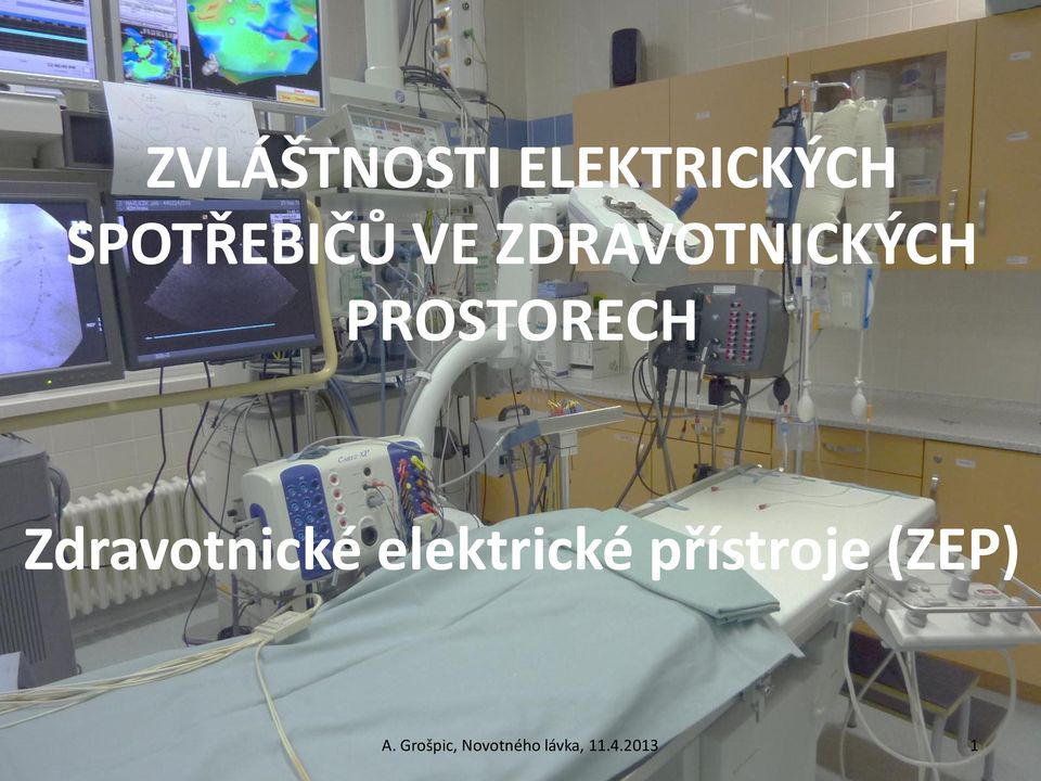 Zdravotnické elektrické přístroje