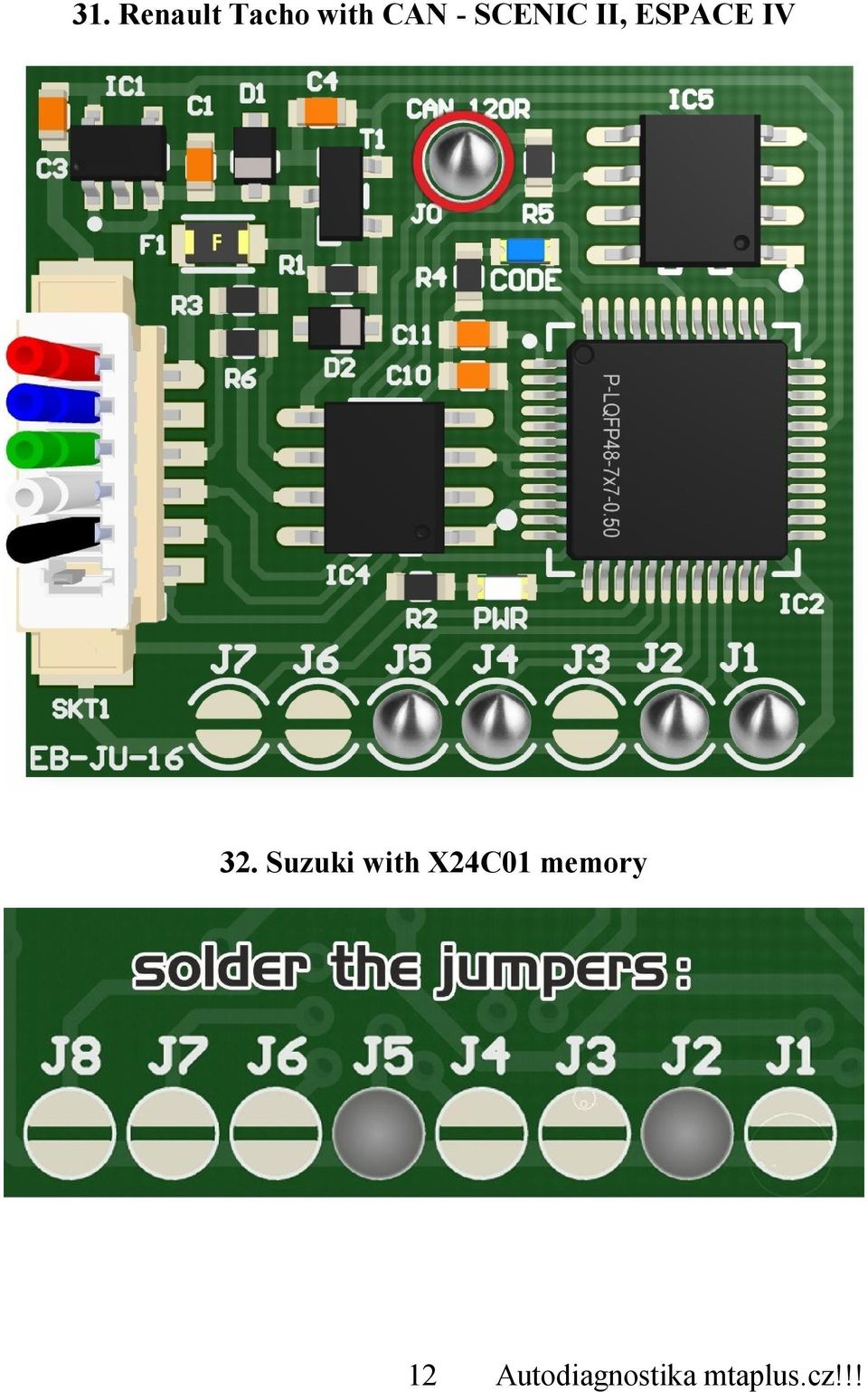 Suzuki with X24C01 memory