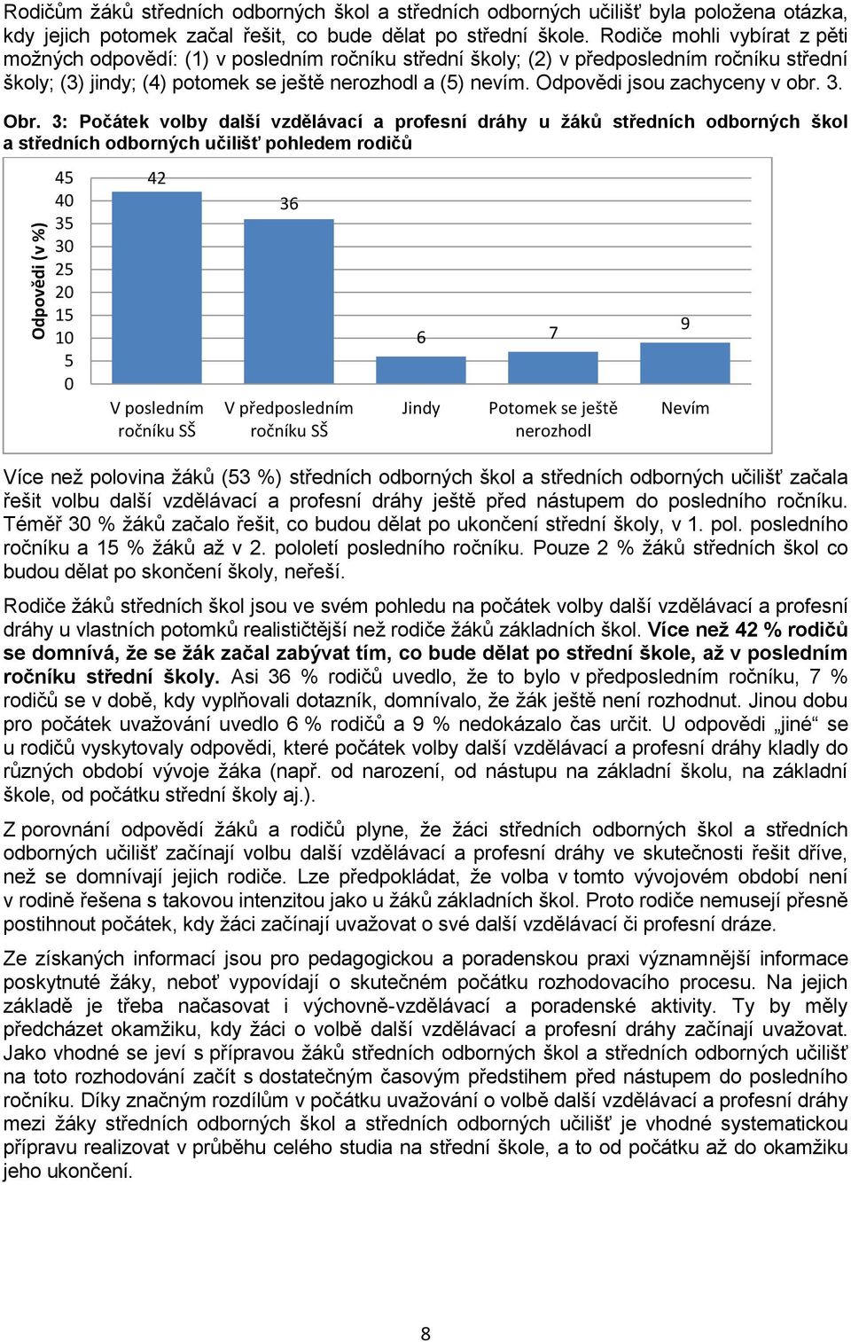 Odpovědi jsou zachyceny v obr. 3. Obr.