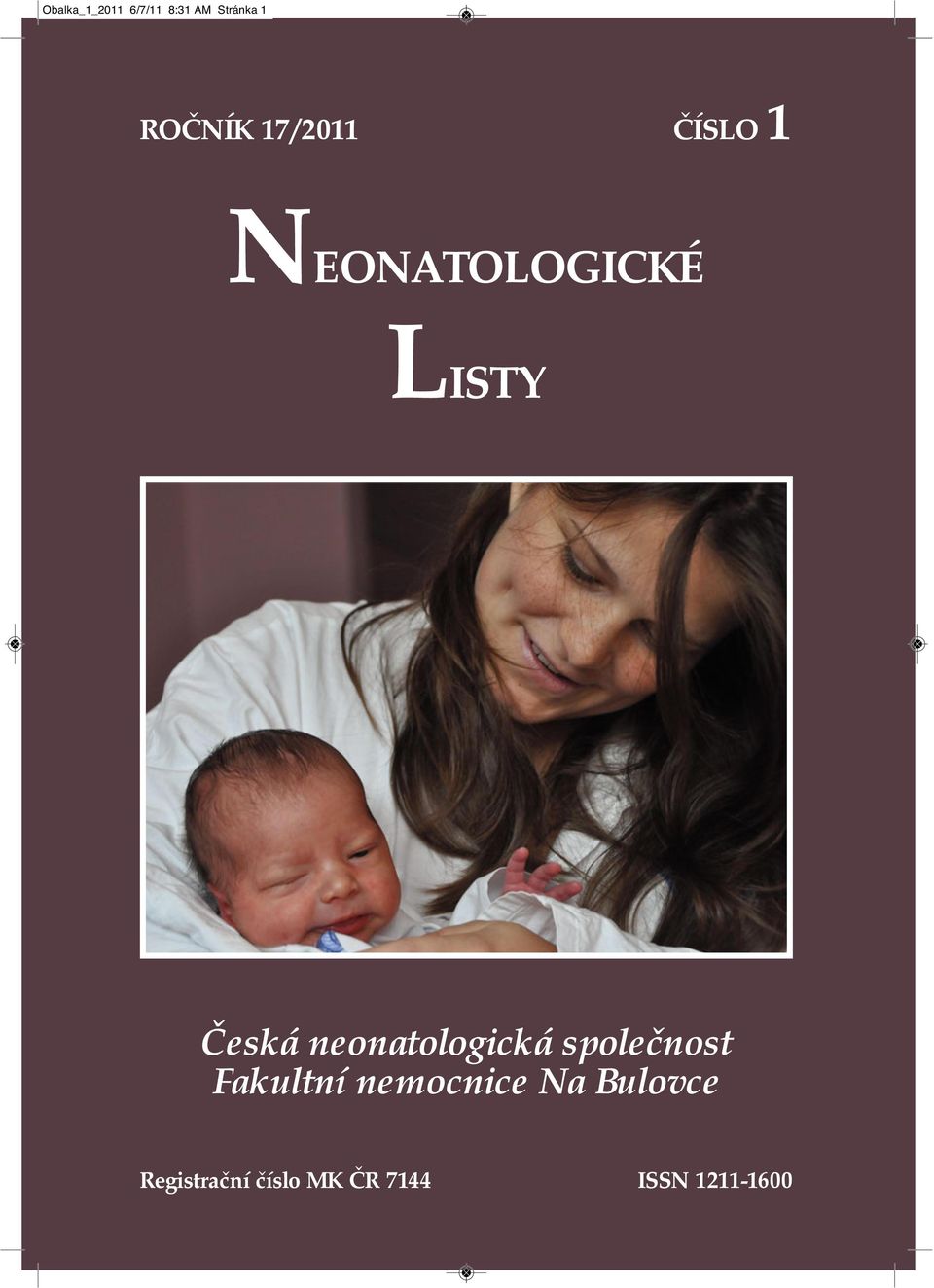 neonatologická společnost Fakultní nemocnice