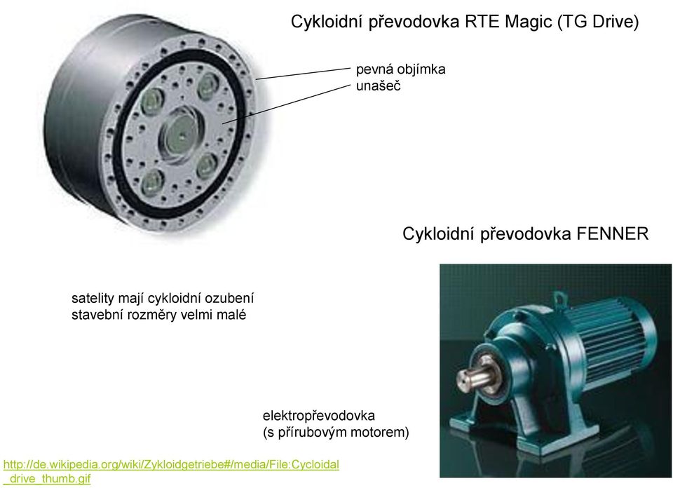 rozměry velmi malé elektropřevodovka (s přírubovým motorem)